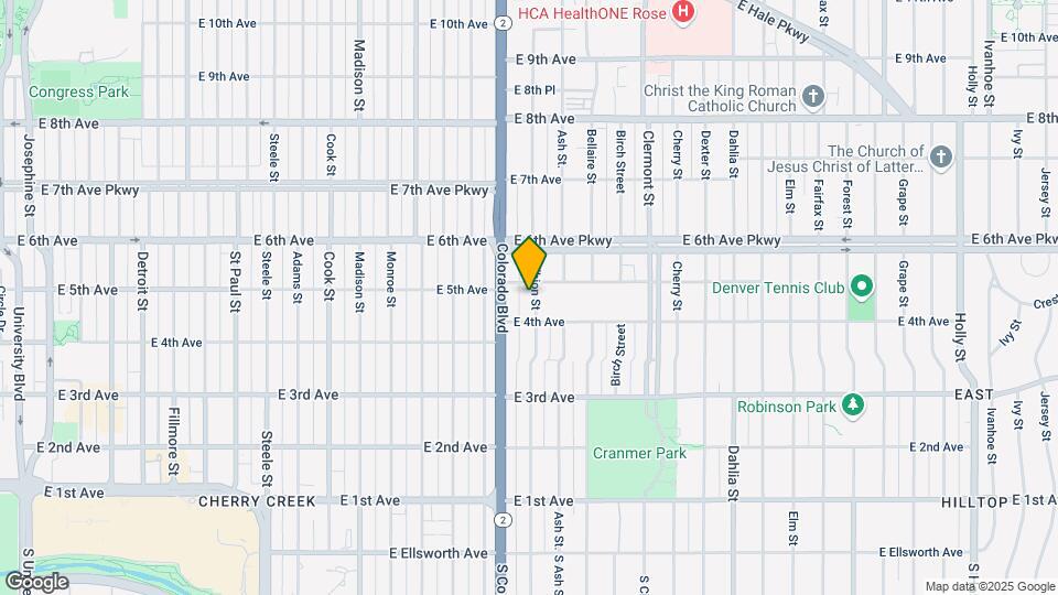 441 Albion St Map and Location Details