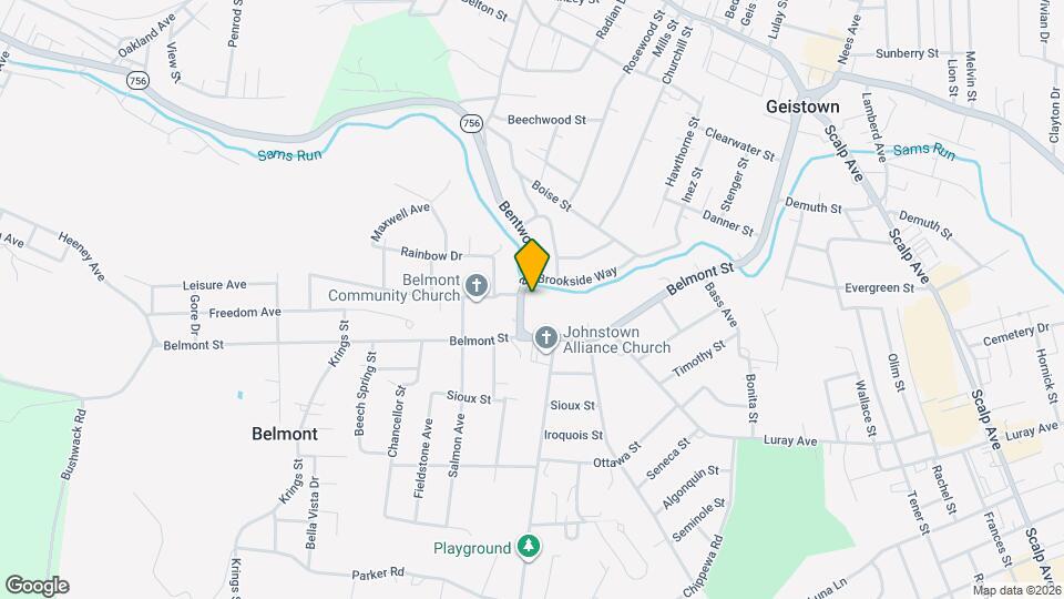 405 Bentwood Ave Map and Location Details