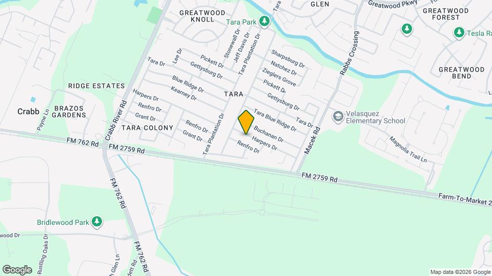 7022 Harpers Dr Map and Location Details