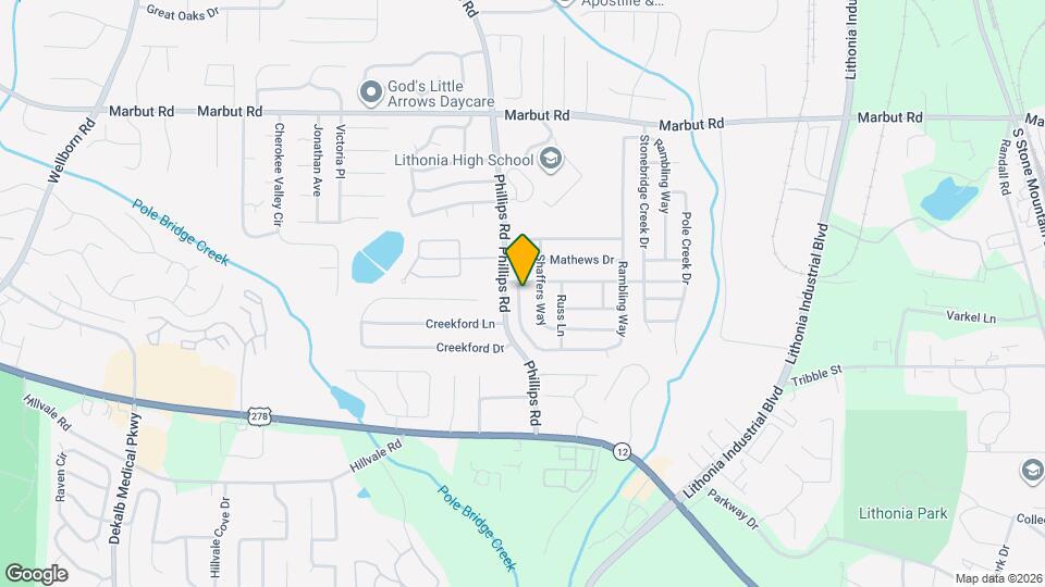 2368 Rambling Way Mapa y Detalles de la Ubicación