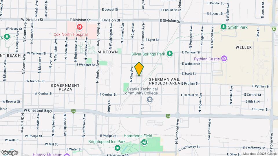 1021 N Sherman Ave Map and Location Details