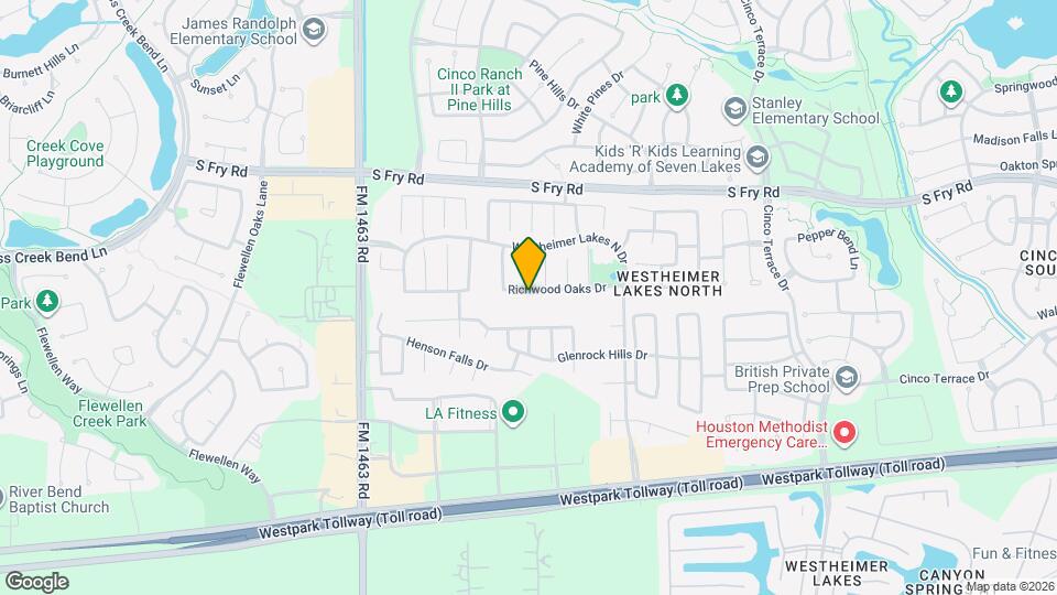 26715 Richwood Oaks Dr Map and Location Details