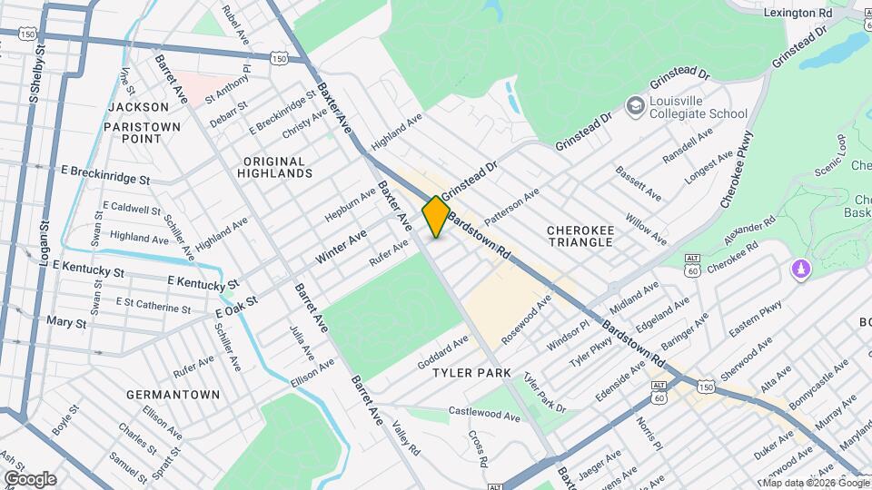 1612 Ellwood Ave Map and Location Details