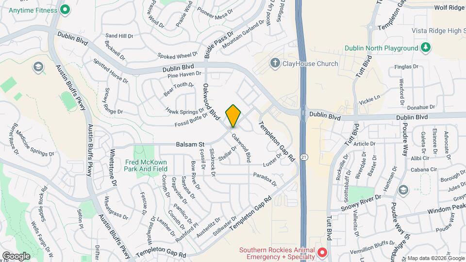 6151 Oakwood Blvd Mapa y Detalles de la Ubicación