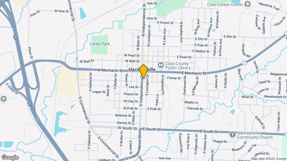 505 S Independence St Map and Location Details