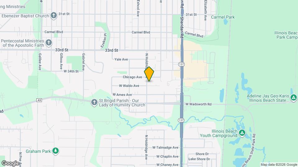 39265 N Holdridge Ave Map and Location Details