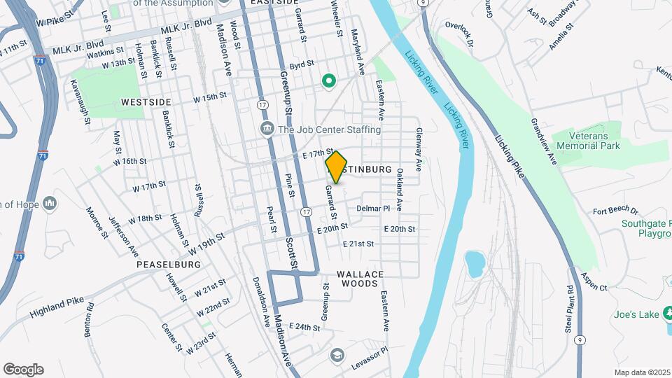 1812 Garrard St Map and Location Details