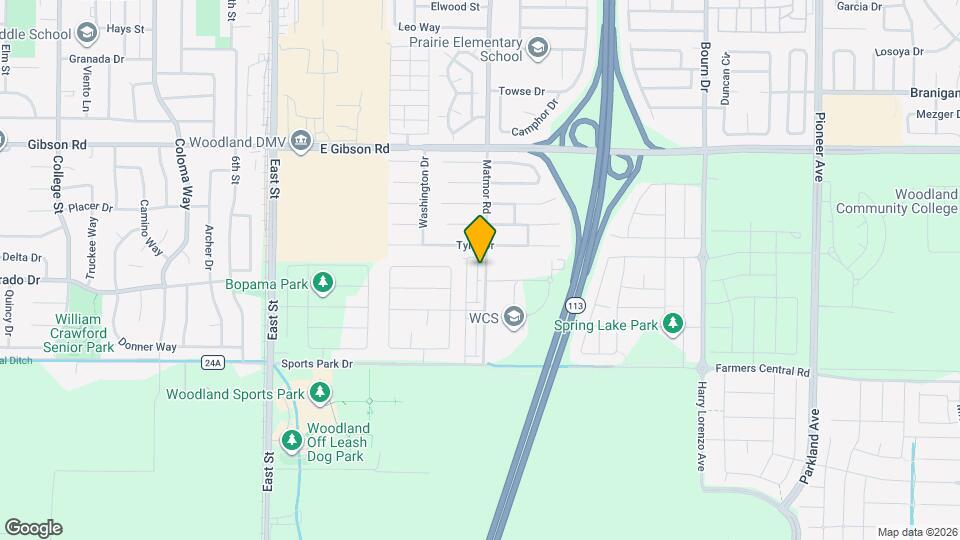 1664 Matmor Rd Map and Location Details