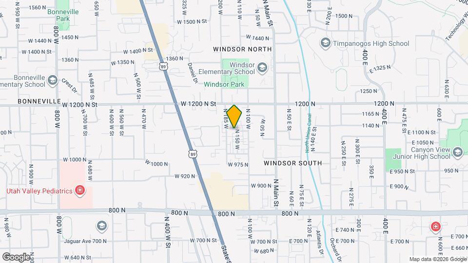 1083 N 150 W Map and Location Details