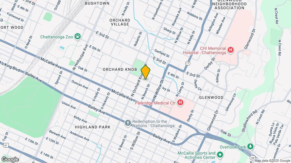 1918 Ivy St Map and Location Details