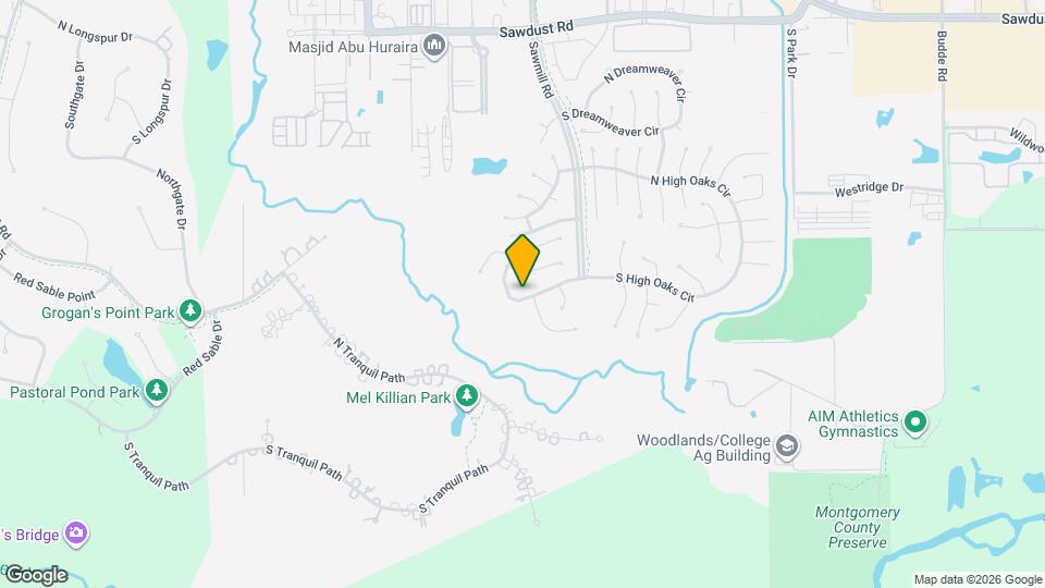 93 W High Oaks Cir Map and Location Details