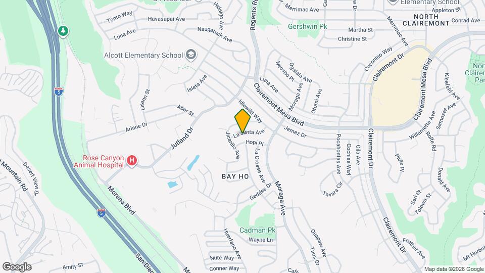 3327 La Junta Ave Map and Location Details