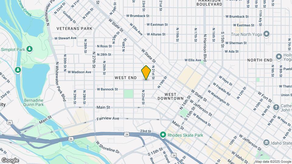 2117 W Jefferson St Map and Location Details