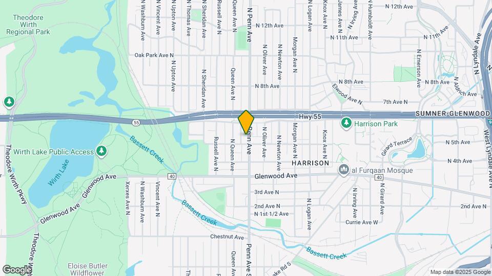 511 N Penn Ave Map and Location Details