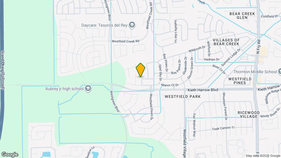 5019 Westwood Pines Dr Map and Location Details