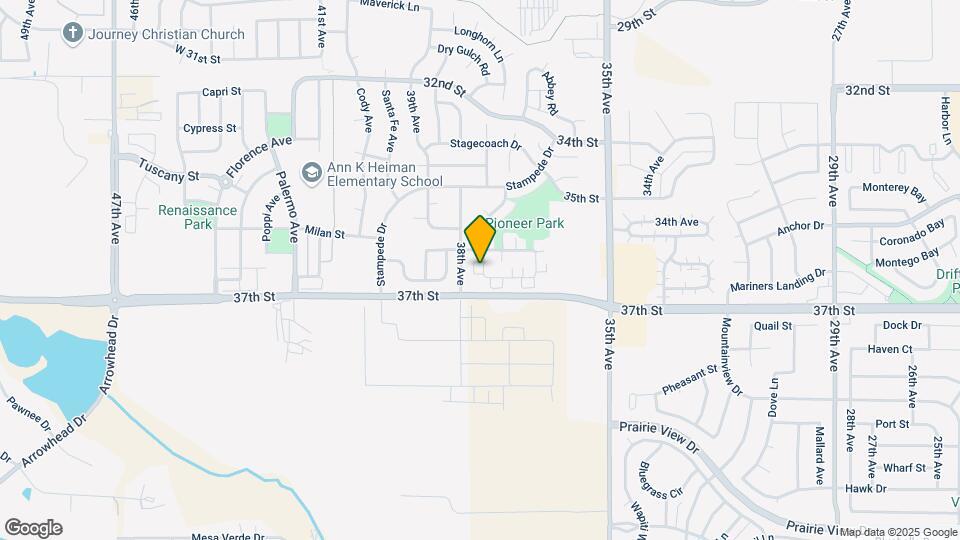 3770 Ponderosa Ct Map and Location Details