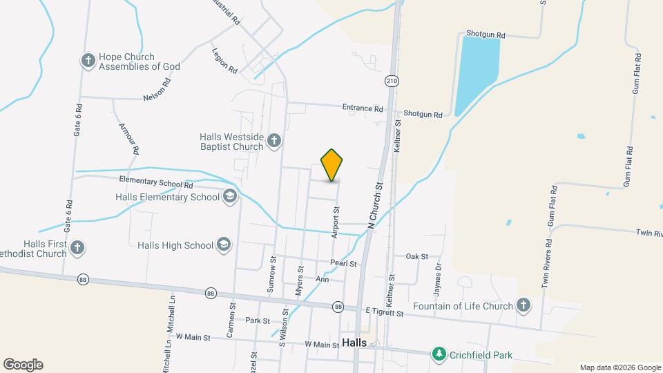 210 Laurison St Map and Location Details