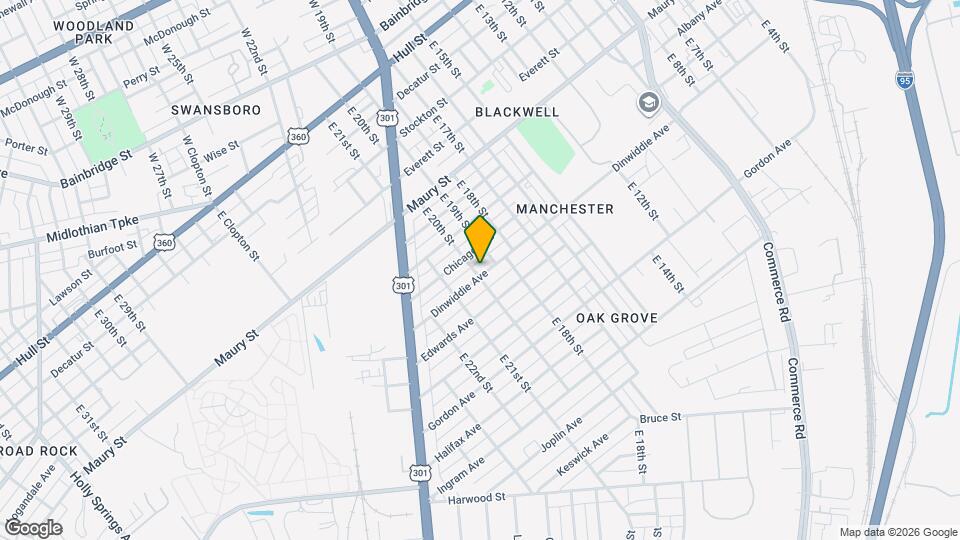 1913 Dinwiddie Ave Map and Location Details