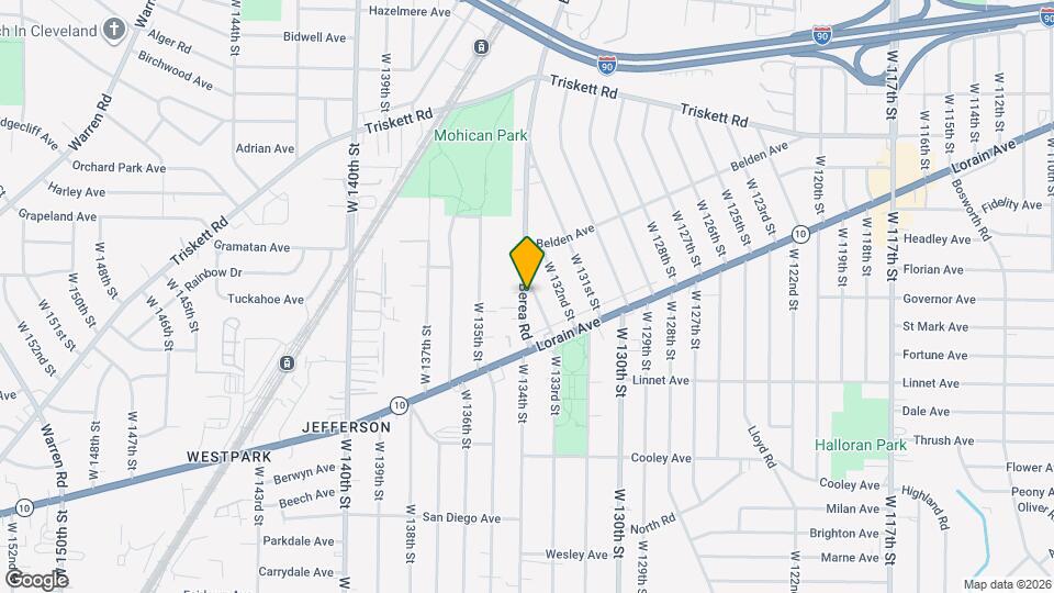 3438 W 133rd St Map and Location Details