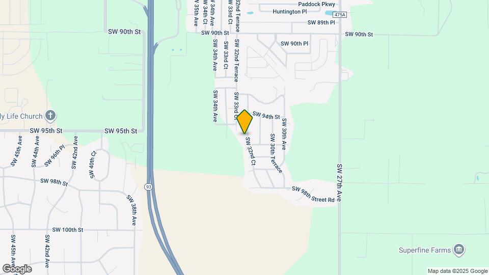 9530 SW 32nd Ct Map and Location Details