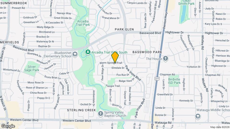 5316 Warm Springs Trail Map and Location Details