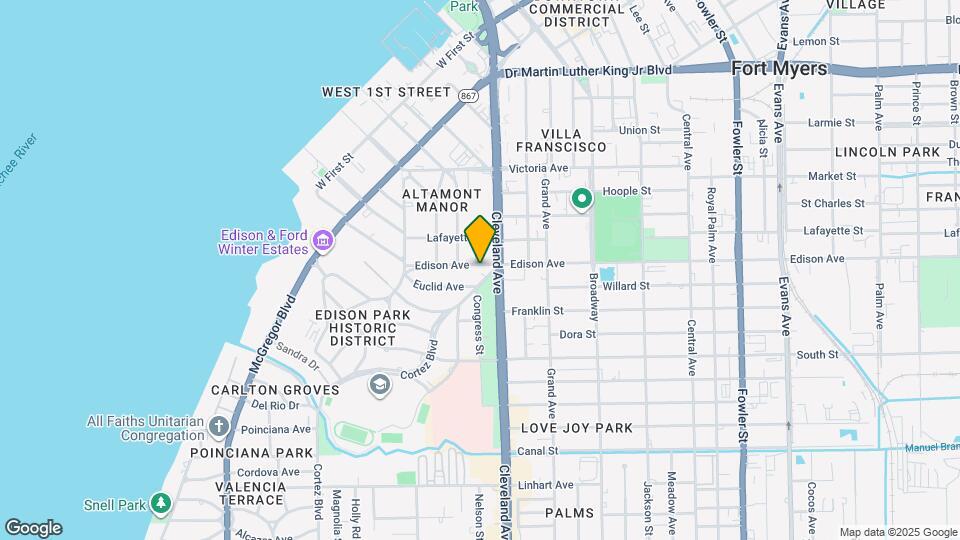 1934 Edison Ave Mapa y Detalles de la Ubicación