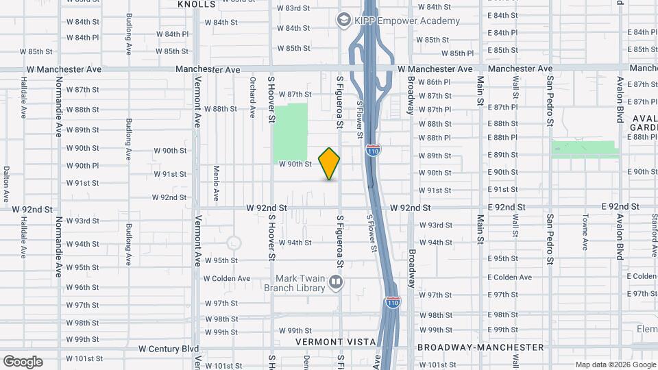 520 W 91st St Map and Location Details