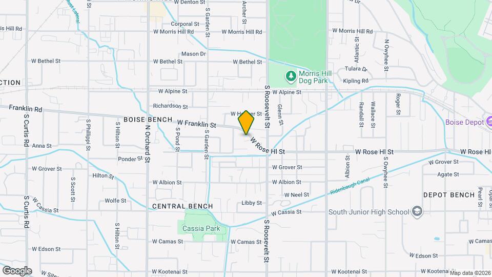 4343 W Rose Hl St Map and Location Details