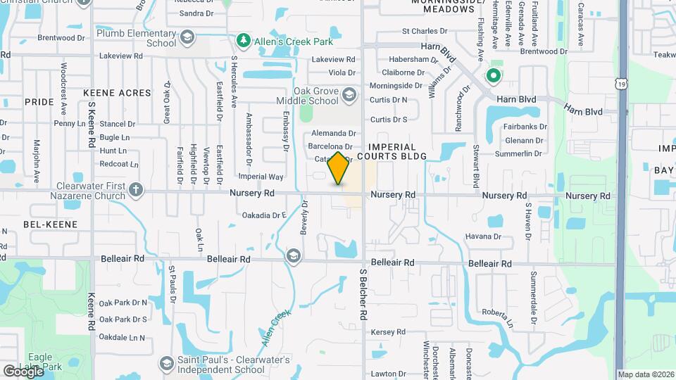 Belleair Gardens Map and Location Details