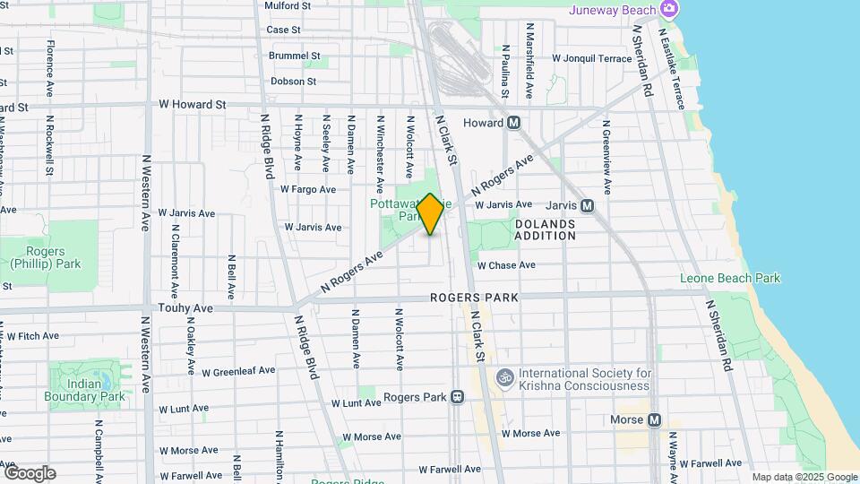 7327 N Honore St-Unit -GB Map and Location Details