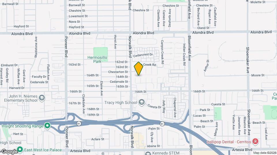 16403 Bear Meadow Cir Map and Location Details