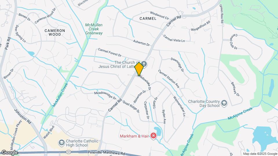 7417 Shadowlake Dr Map and Location Details