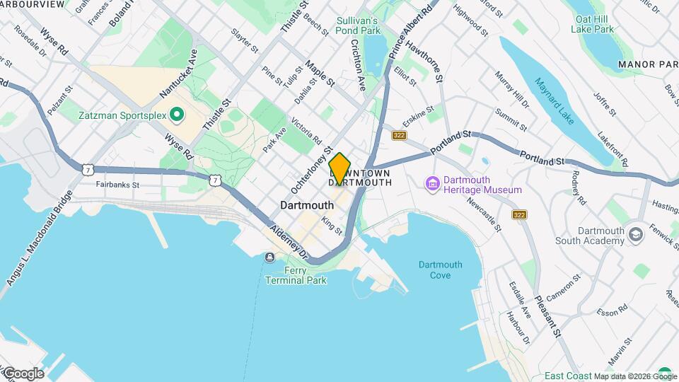 123 Portland St Map and Location Details