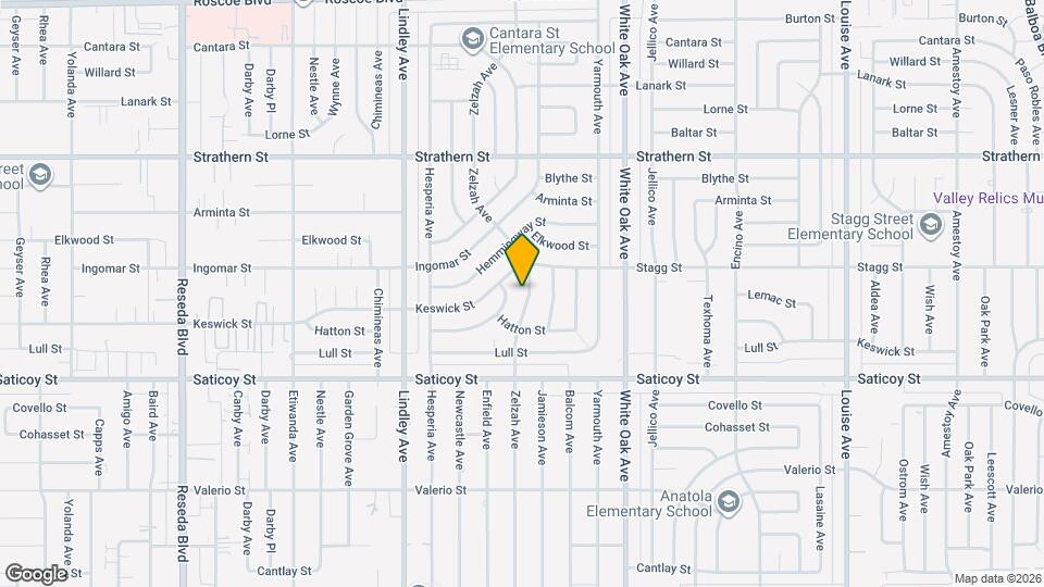 7741 Zelzah Ave, Unit 911-1B Map and Location Details