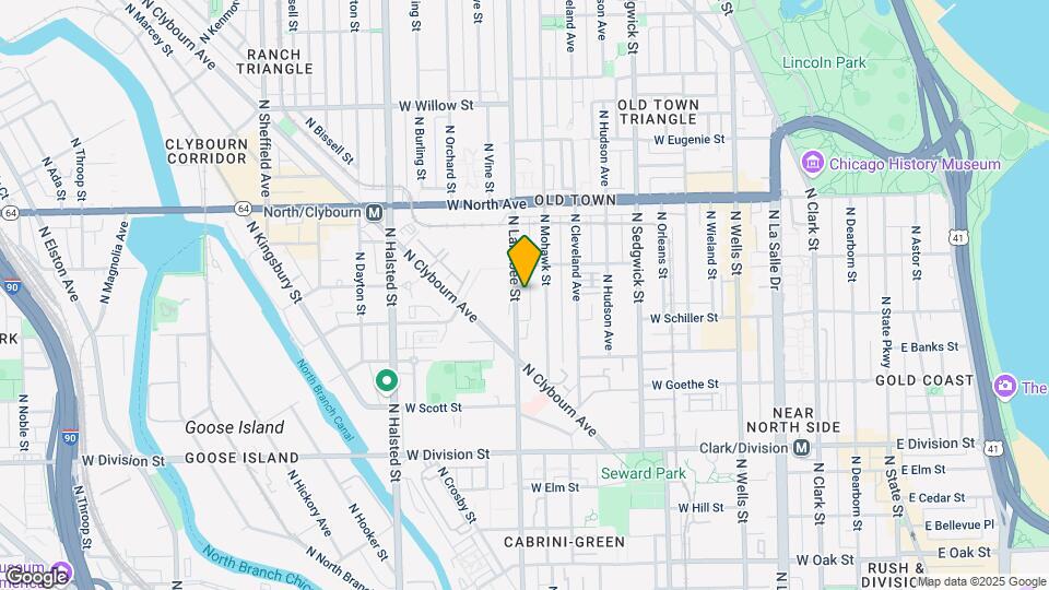 1471 N Larrabee St-Unit -c Mapa y Detalles de la Ubicación