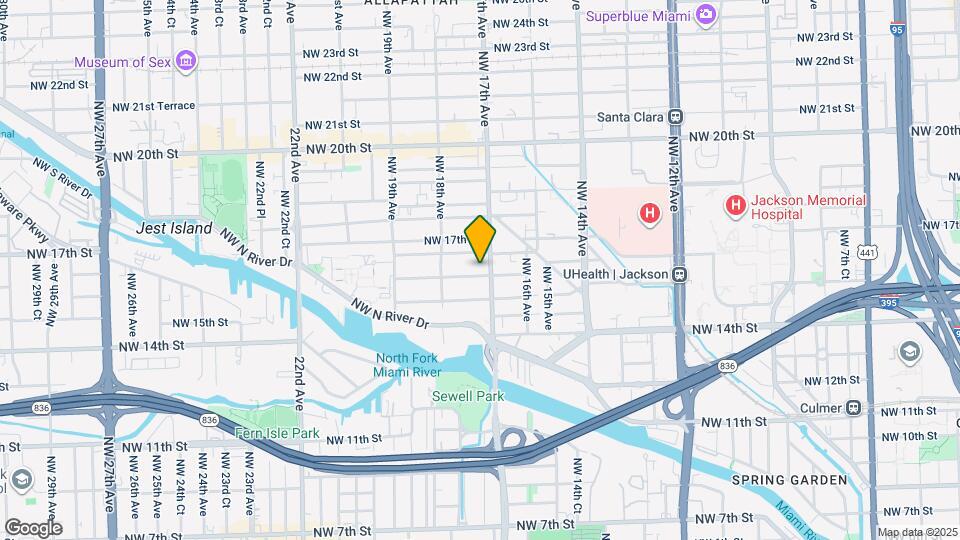 1717 NW 16th St Map and Location Details