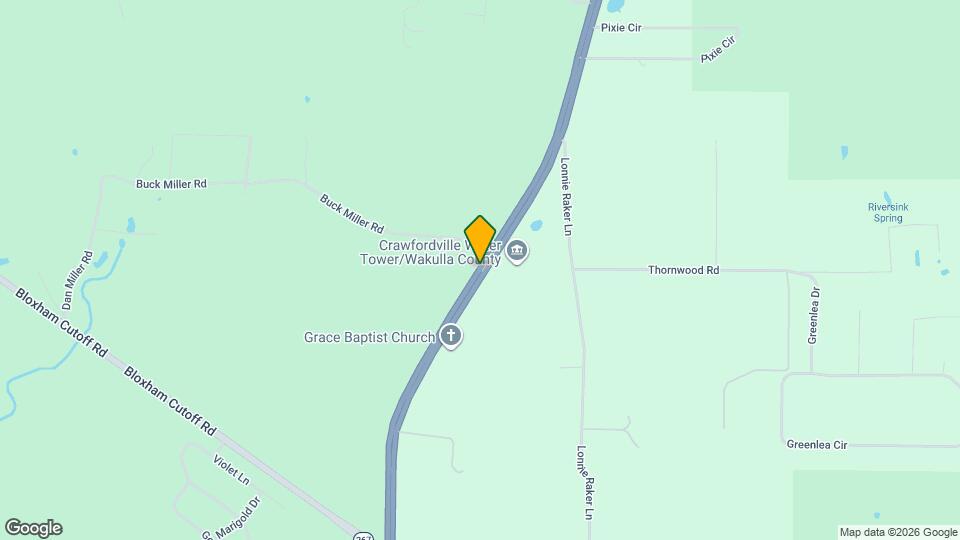 726 Crawfordville Hwy Map and Location Details