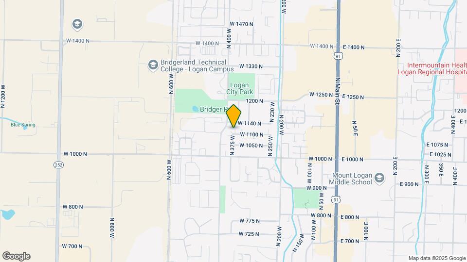 369 W 1100 N Map and Location Details