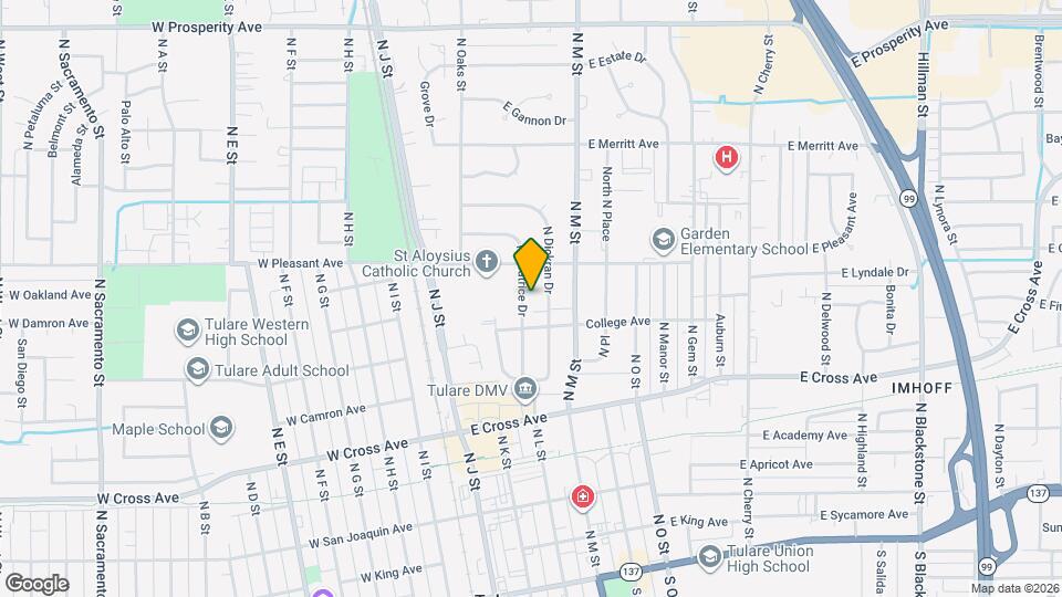 620 N Beatrice Dr Map and Location Details