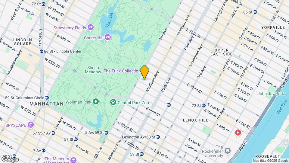 3 E 69th St Map and Location Details