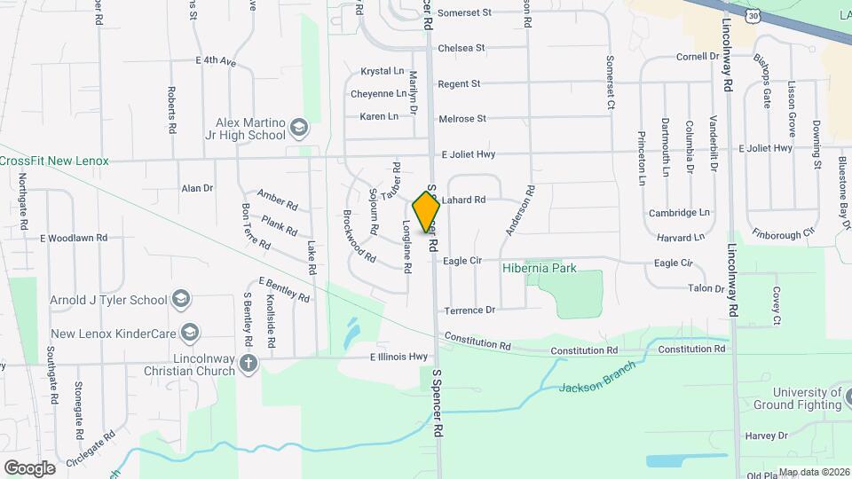 725 S Spencer Rd Map and Location Details