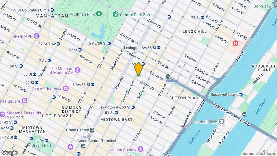 143 E 57th St Map and Location Details