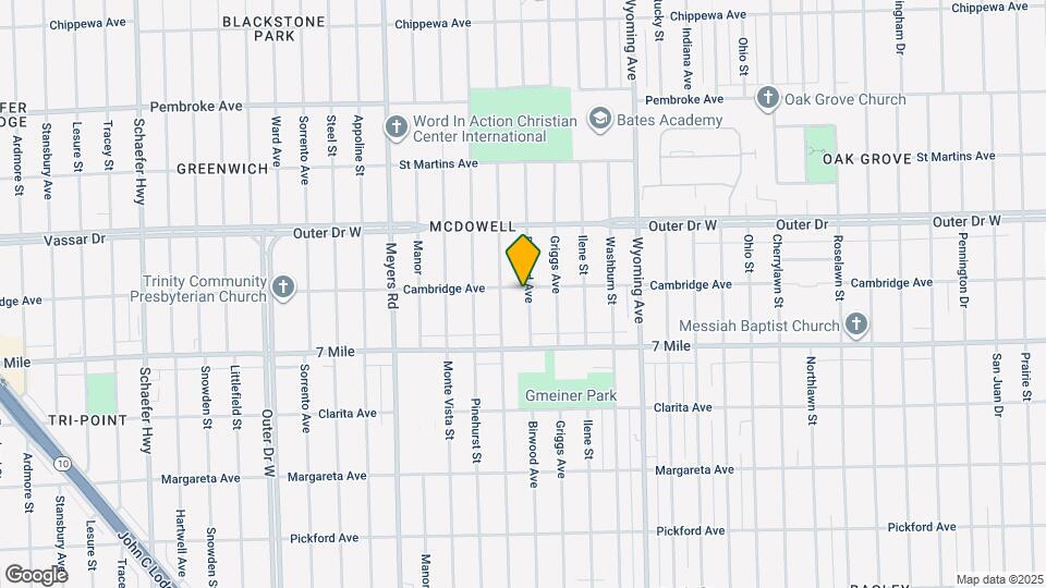 19211 Birwood St Map and Location Details