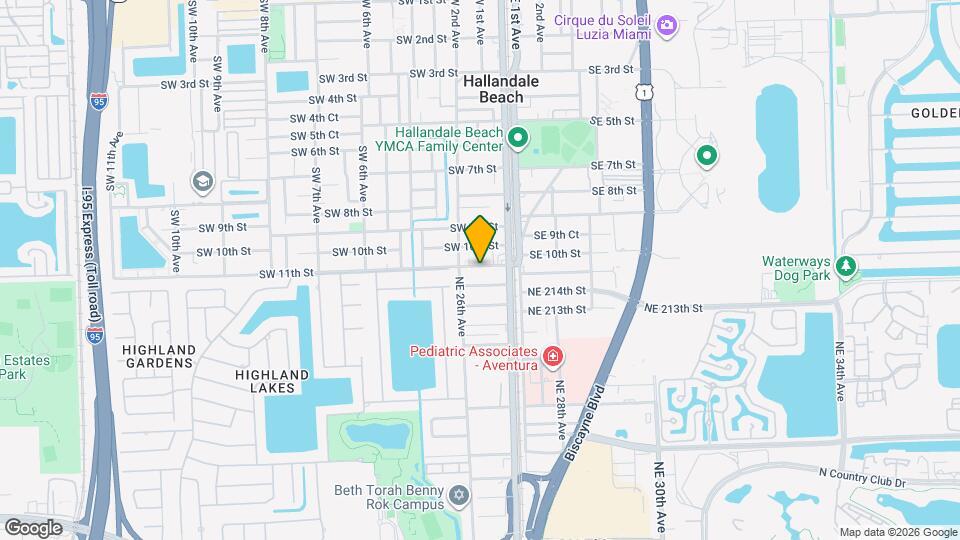 2640 NE 215th St Map and Location Details