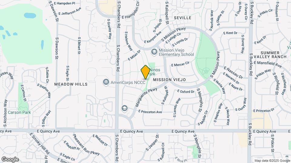 3954 S Idalia St Map and Location Details