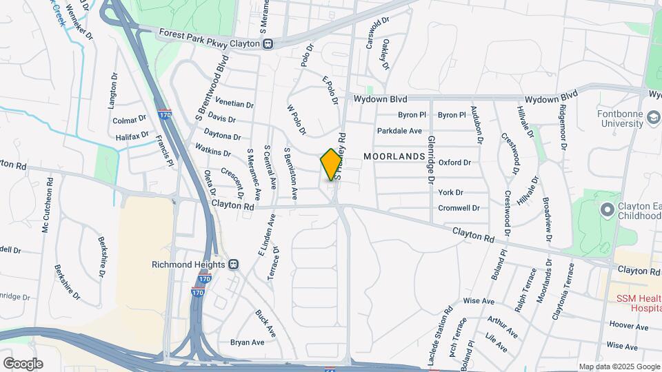 907 S Hanley Rd, Unit 7 Map and Location Details