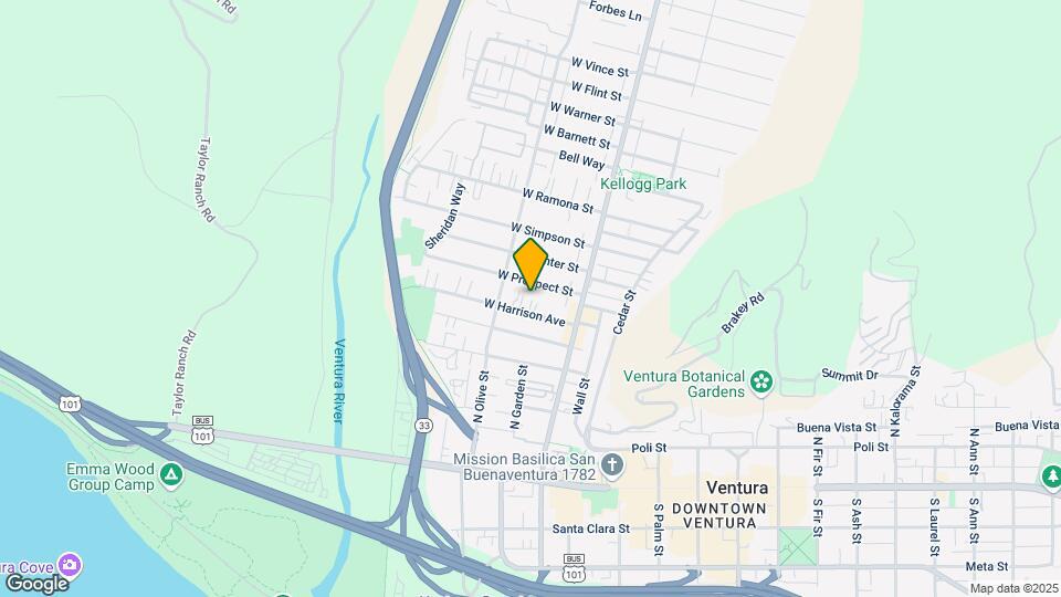 125 W Harrison Ave Mapa y Detalles de la Ubicación