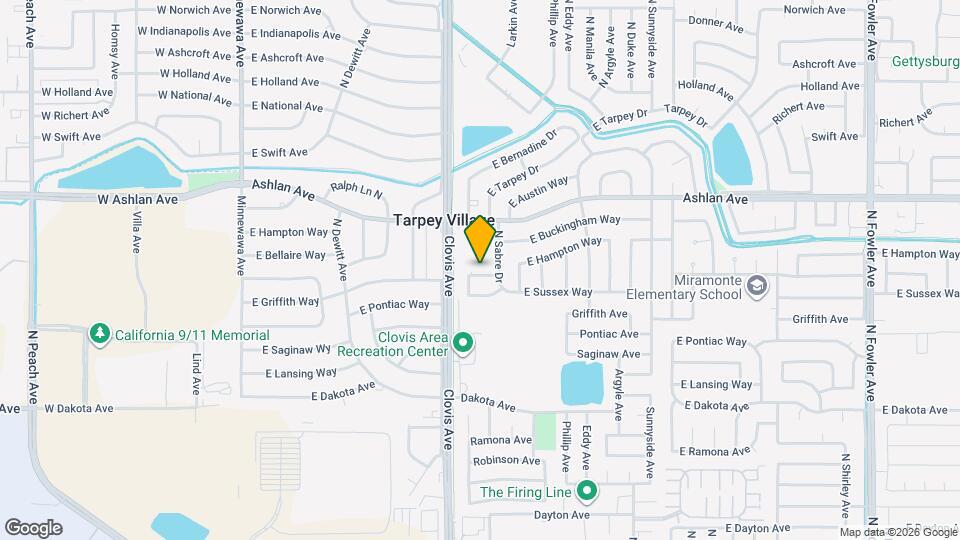 5625 E Bellaire Way Map and Location Details