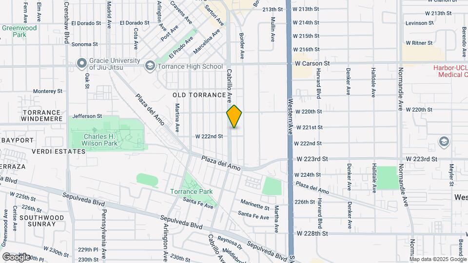 2118 Cabrillo Ave Map and Location Details