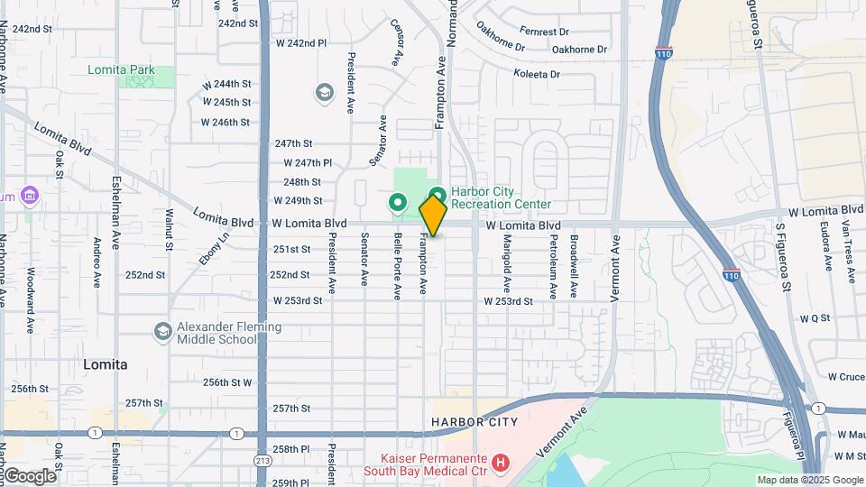 25024-25026 Frampton Ave Mapa y Detalles de la Ubicación